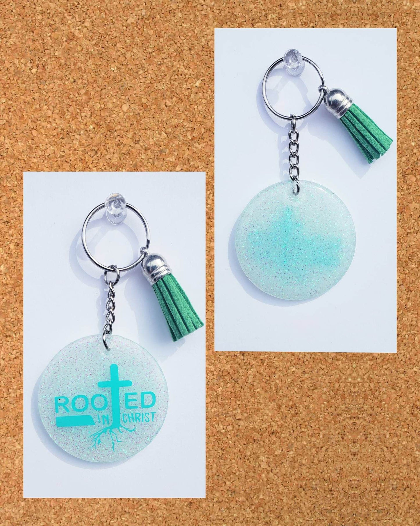 AB Key Chain "Rooted In Christ"