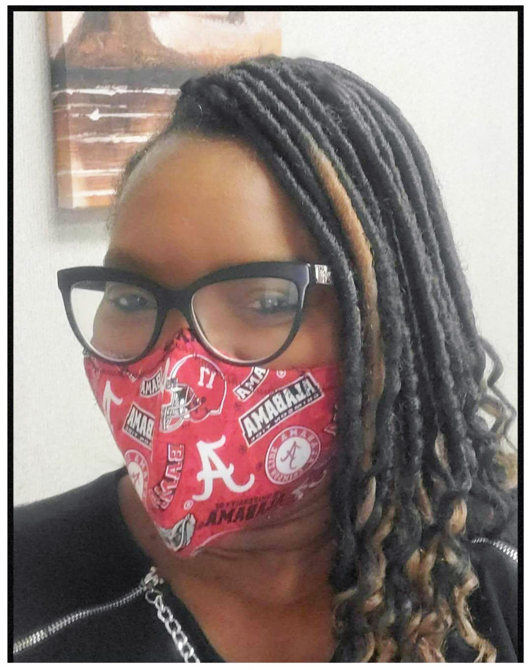 AL "Alabama Football"~(Women)~Face Mask