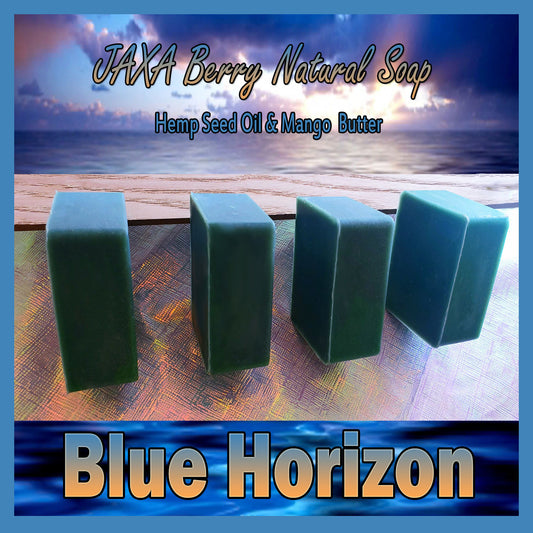 A "Blue Horizon"~Kaolin Clay, Shea Butter & Advocado Oil ~(Men)~ Facial & Body Bar